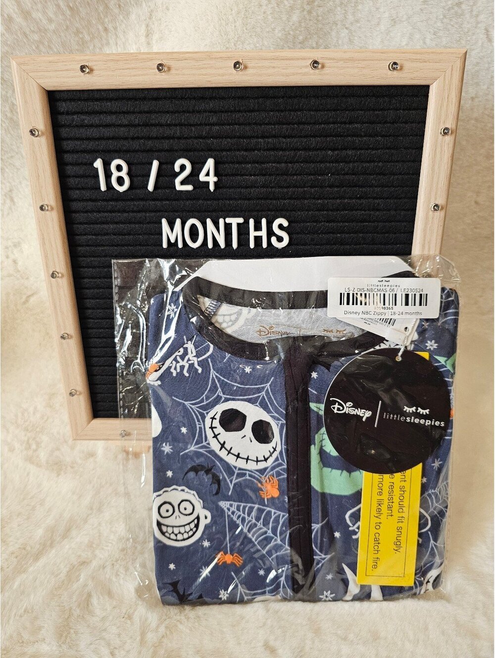 NBC 18/24 zippy romper NIB